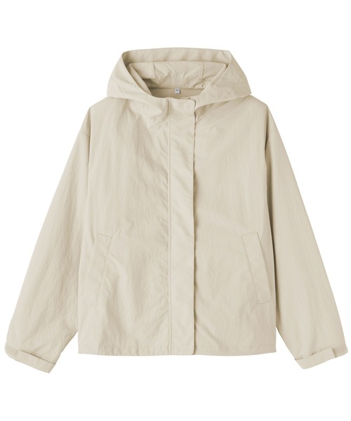 無印良品(ムジルシリョウヒン)の「婦人 撥水UVカットポケッタブルフードジャケット(その他アウター・レディース・グレー系/アイボリー/ブラウン系/ダークネイビー・S/M/L/XL)」の6枚目の写真