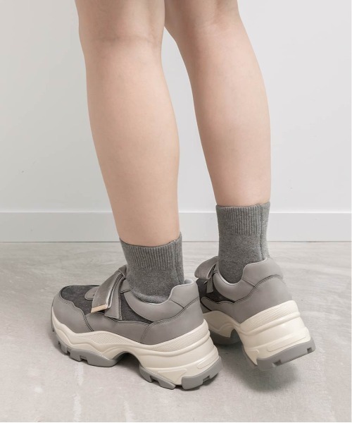 RANDA（ランダ）の「2WAY ソックスドッキングリボンスニーカー（スニーカー・レディース・グレー/ブラック・LL/L/M/S）」の17枚目の写真