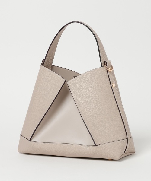 Andemiu（アンデミュウ）の「キリカエスクエアBAG586724（ハンドバッグ・レディース・アイボリー/ブラック/チョコ/ベージュ・FREE）」の10枚目の写真