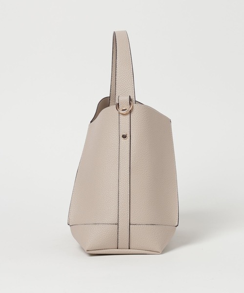 Andemiu（アンデミュウ）の「キリカエスクエアBAG586724（ハンドバッグ・レディース・アイボリー/ブラック/チョコ/ベージュ・FREE）」の12枚目の写真