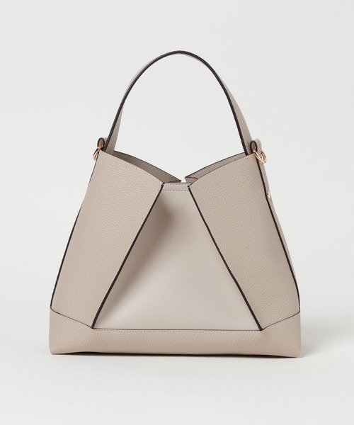 Andemiu（アンデミュウ）の「キリカエスクエアBAG586724（ハンドバッグ・レディース・アイボリー/ブラック/チョコ/ベージュ・FREE）」の13枚目の写真