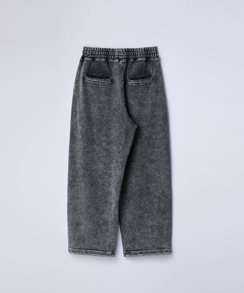 セール】【SLICK/スリック】Heavyweight Snow Wash Wide Sweat Pants