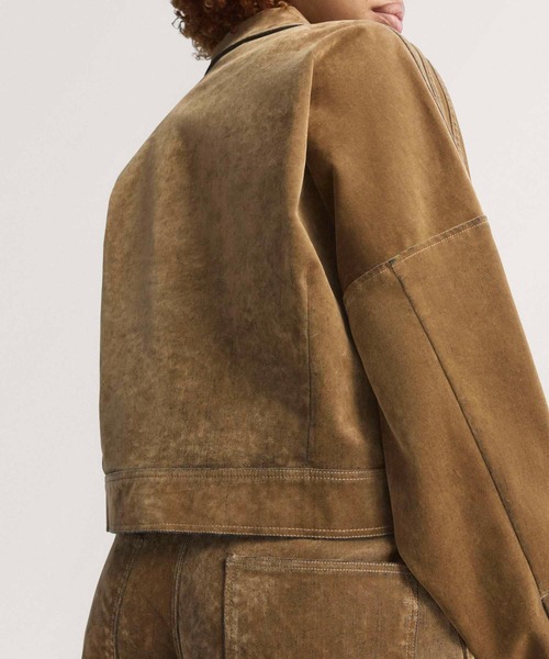 adidas（アディダス）の「アディブレイク 起毛ツイル ジャケット / アディダスオリジナルス adidas Originals（ブルゾン・レディース・ブラック/ブラウン・LARGE/MEDIUM/SMALL/X-SMALL/XX-LARGE/X-LARGE）」の14枚目の写真