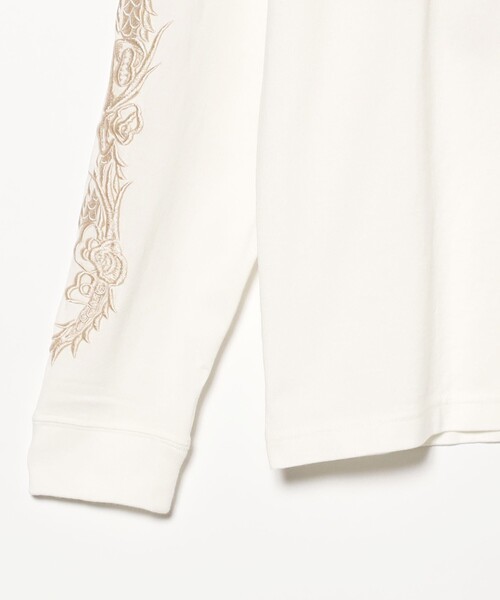 BEAMS BOY（ビームスボーイ）の「テーラー東洋 / SUKA T-SHIRT EMBROIDERED “EAGLE”（Tシャツ/カットソー・レディース・ホワイト・MEDIUM）」の5枚目の写真