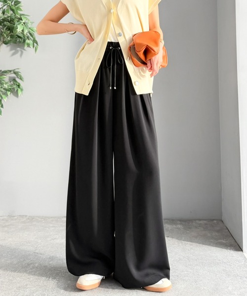 classicalelf(クラシカルエルフ)の「快適素材◎着心地ときちんと見えを両立。 イージータックスラックスパンツ(スラックス・レディース・モカ/ブラック/アイボリー/グレイッシュベージュ・X-LARGE/SMALL/MEDIUM/LARGE)」の22枚目の写真