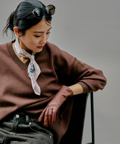 セール】スウェットライクVネックプルオーバー/571342（スウェット