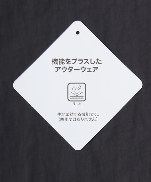 CONVERSE（コンバース）の「CONVERSE/コンバース 撥水 オーバーサイズ パイピング ナイロンジャケット/トラックジャケット/ブルゾン/レディース メンズ（ナイロンジャケット・レディース・ブラック/ネイビー/アイボリー・LL/M/L）」の5枚目の写真