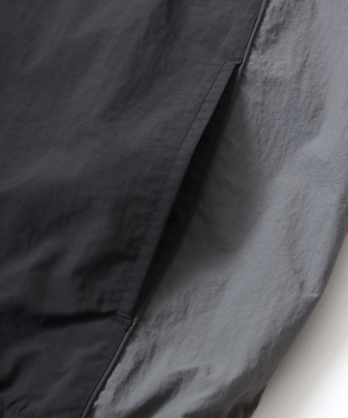 CONVERSE（コンバース）の「CONVERSE/コンバース 撥水 オーバーサイズ パイピング ナイロンジャケット/トラックジャケット/ブルゾン/レディース メンズ（ナイロンジャケット・レディース・ブラック/ネイビー/アイボリー・LL/M/L）」の22枚目の写真