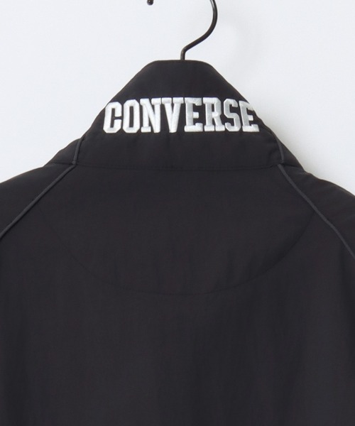 CONVERSE（コンバース）の「CONVERSE/コンバース 撥水 オーバーサイズ パイピング ナイロンジャケット/トラックジャケット/ブルゾン/レディース メンズ（ナイロンジャケット・レディース・ブラック/ネイビー/アイボリー・LL/M/L）」の19枚目の写真