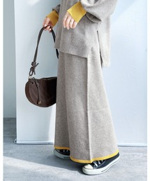 reca | 配色ラインニットスカート(スカート)