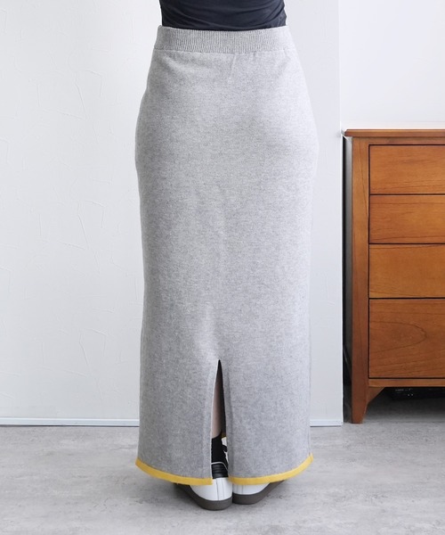 reca（レカ）の「配色ラインニットスカート（スカート・レディース・ブラック/グレー/モカ・M）」の22枚目の写真