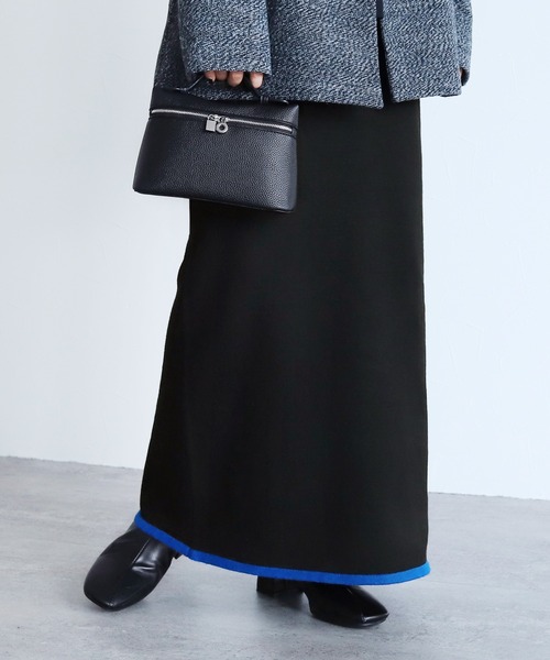 reca（レカ）の「配色ラインニットスカート（スカート・レディース・ブラック/グレー/モカ・M）」の10枚目の写真