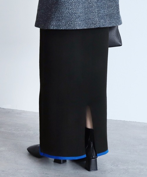 reca（レカ）の「配色ラインニットスカート（スカート・レディース・ブラック/グレー/モカ・M）」の11枚目の写真