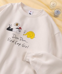 Red Cap Girl（レッドキャプガール）の「【70】【RCG】ドムドムバーガーコラボ 裏起毛 前後プリント スウェット（スウェット・メンズ）」