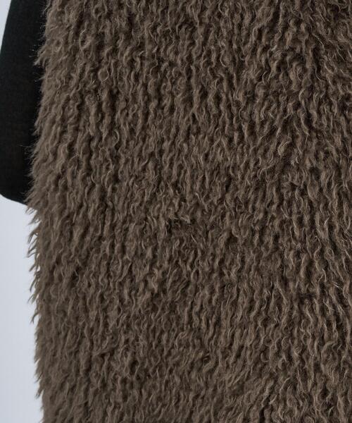 cloenc（クロエンス）の「【手洗い可】フェイクファージレ（ベスト・レディース・ナチュラル/ブラウン系・01/02）」の18枚目の写真