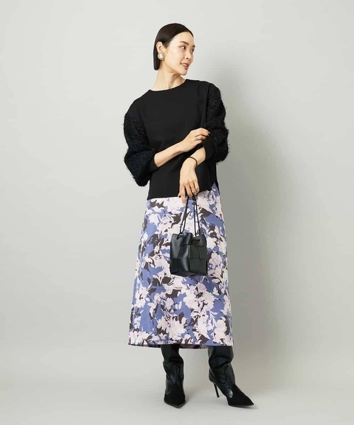 セール】アンティークローズプリントスカート（スカート）｜MICHEL