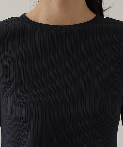Lace Ladies(レースレディース)の「ランダム リブ ペプラム 長袖 カットソー(Tシャツ/カットソー・レディース・チャコールグレー・S/FREE)」の9枚目の写真