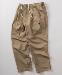 【78】【U.S. POLO ASSN./ユーエスポロアッスン】デニム/ツイル ワンポイントロゴ タックテーパードパンツ