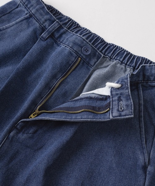 U.S. POLO ASSN.(ユーエスポロアッスン)の「【78】【U.S. POLO ASSN./ユーエスポロアッスン】デニム/ツイル ワンポイントロゴ タックテーパードパンツ(デニムパンツ・メンズ・ベージュ/グレー/ワンウォッシュ/ブルー/ブラック/カーキ/オリーブ/サックスブルー・M/L/XL)」の11枚目の写真