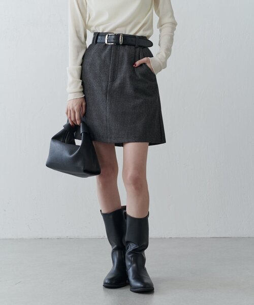 Lui's(ルイス)の「ヘリンボーンミニスカート(スカート・レディース・ブラウン/グレー・38/36)」の14枚目の写真