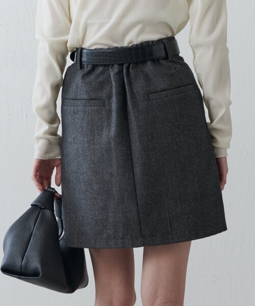 Lui's(ルイス)の「ヘリンボーンミニスカート(スカート・レディース・ブラウン/グレー・38/36)」の15枚目の写真