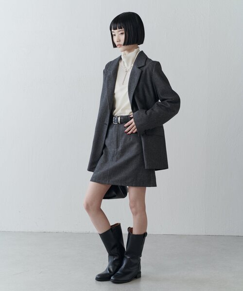 Lui's(ルイス)の「ヘリンボーンミニスカート(スカート・レディース・ブラウン/グレー・38/36)」の17枚目の写真