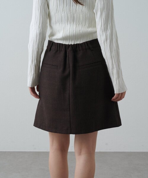 Lui's(ルイス)の「ヘリンボーンミニスカート(スカート・レディース・ブラウン/グレー・38/36)」の8枚目の写真