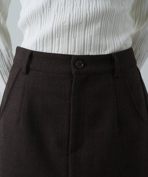 Lui's(ルイス)の「ヘリンボーンミニスカート(スカート・レディース・ブラウン/グレー・38/36)」の11枚目の写真