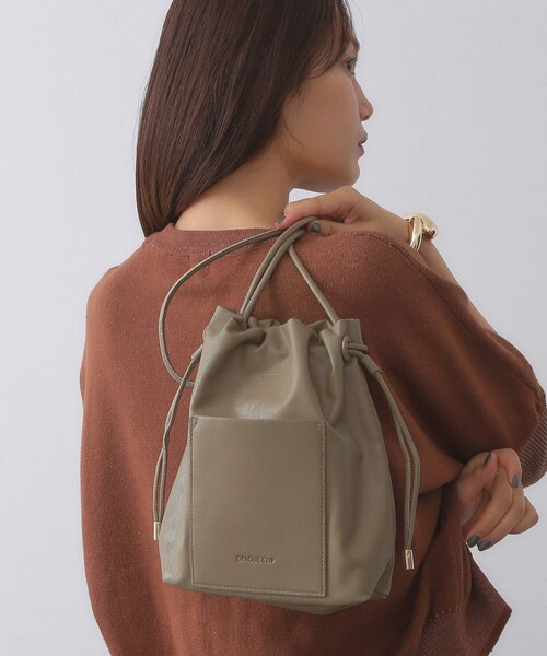 OPAQUE.CLIP(オペークドットクリップ)の「【長さ調整可能】サイドドロストミニショルダーバッグ(ショルダーバッグ・レディース・グレー系4/ブラウン系その他5/ブラック/ブラウン系1/ダークブラウン・00)」の15枚目の写真