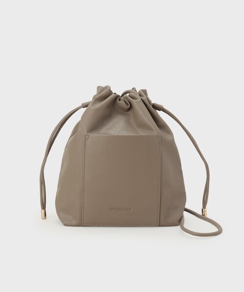 OPAQUE.CLIP(オペークドットクリップ)の「【長さ調整可能】サイドドロストミニショルダーバッグ(ショルダーバッグ・レディース・グレー系4/ブラウン系その他5/ブラック/ブラウン系1/ダークブラウン・00)」の6枚目の写真