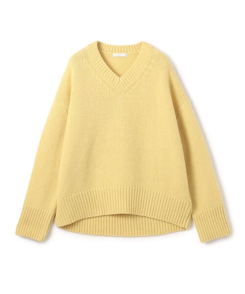 ギャルリーヴィー　ブルー　長袖ウールニット　ウール100%　ゆったり　Vネック 楽天市場】【2023AW】【GALERIE VIE ギャルリー ヴィー