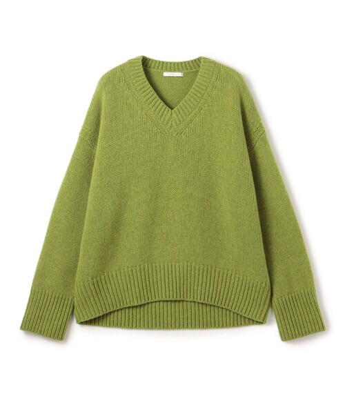 ▼美品✨ギャルリーヴィー【S】ファインウール ニット Vネック セーター WEB先行予約】ファインウール Vネックプルオーバー（ニット