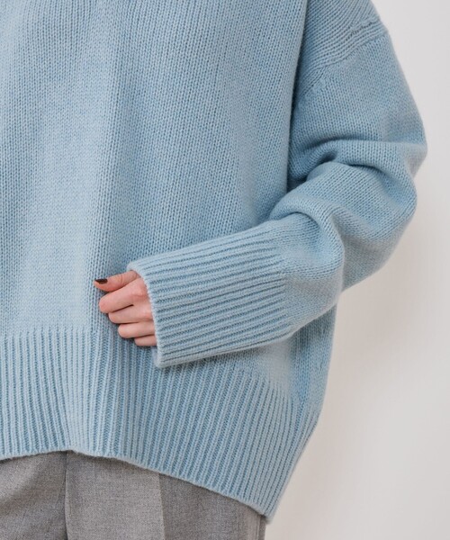 ファインウール Vネックプルオーバー（ニット/セーター）｜GALERIE VIE