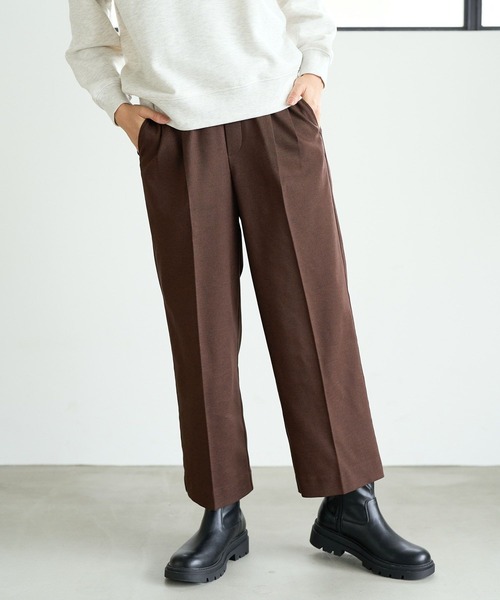 FOUND GOOD（ファウンドグッド）の「ウラキモウツイルワイドCP（その他パンツ・レディース・グレー系8/ブラウン系5/ブラック/アイボリー・S/M/L）」の3枚目の写真