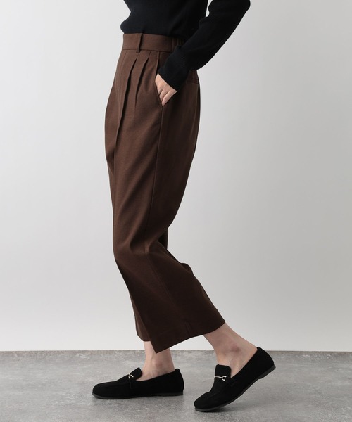 FOUND GOOD（ファウンドグッド）の「ウラキモウツイルワイドCP（その他パンツ・レディース・グレー系8/ブラウン系5/ブラック/アイボリー・S/M/L）」の5枚目の写真