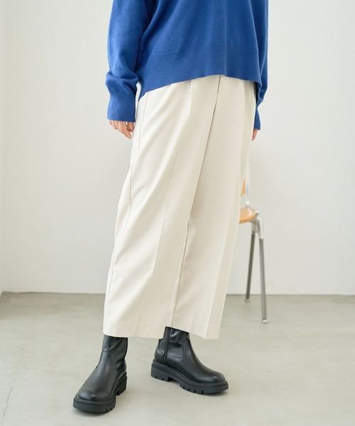 FOUND GOOD（ファウンドグッド）の「ウラキモウツイルワイドCP（その他パンツ・レディース・グレー系8/ブラウン系5/ブラック/アイボリー・S/M/L）」の8枚目の写真