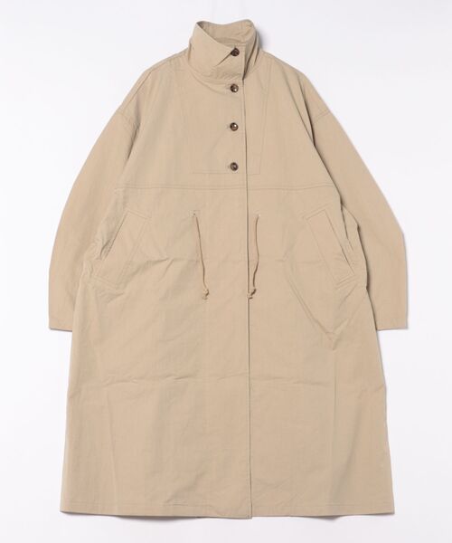 STYLEBLOCK（スタイルブロック）の「ウェザークロスミリタリーオーバーコート（モッズコート・レディース・ベージュ/カーキ/ブラック・M）」の3枚目の写真