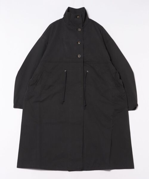 STYLEBLOCK（スタイルブロック）の「ウェザークロスミリタリーオーバーコート（モッズコート・レディース・ベージュ/カーキ/ブラック・M）」の2枚目の写真