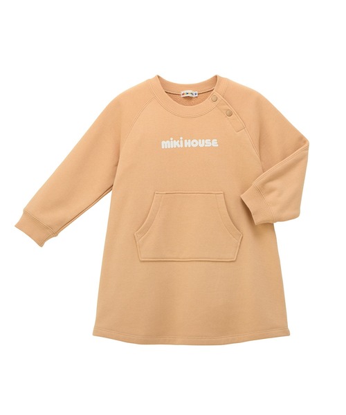 MIKI HOUSE（ミキハウス）の「【WEB限定】バックロゴワンピース（ワンピース・キッズ・ブラック/ベージュ/ラベンダー・80ｃｍ/90cm/100cm/110cm/120cm/130cm）」の18枚目の写真