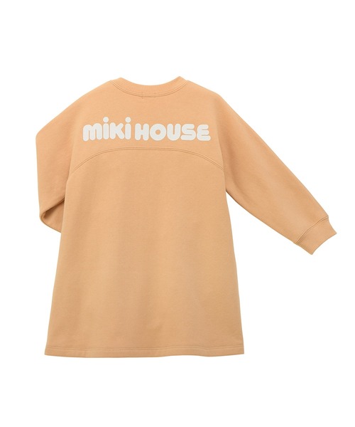 MIKI HOUSE（ミキハウス）の「【WEB限定】バックロゴワンピース（ワンピース・キッズ・ブラック/ベージュ/ラベンダー・80ｃｍ/90cm/100cm/110cm/120cm/130cm）」の19枚目の写真