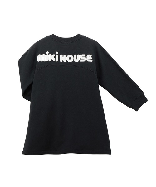 MIKI HOUSE（ミキハウス）の「【WEB限定】バックロゴワンピース（ワンピース・キッズ・ブラック/ベージュ/ラベンダー・80ｃｍ/90cm/100cm/110cm/120cm/130cm）」の13枚目の写真