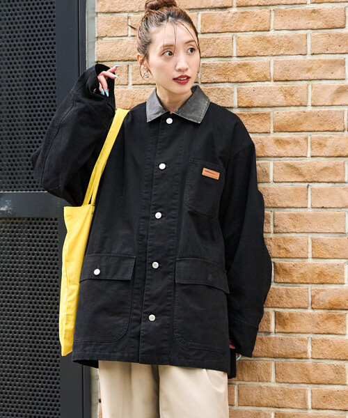 FREAK'S STORE（フリークスストア）の「限定展開　オーバーシルエット カバーオール（カバーオール・レディース・ブラック/チャコールグレー/ナチュラル/ベージュ・ﾌﾘ-）」の14枚目の写真