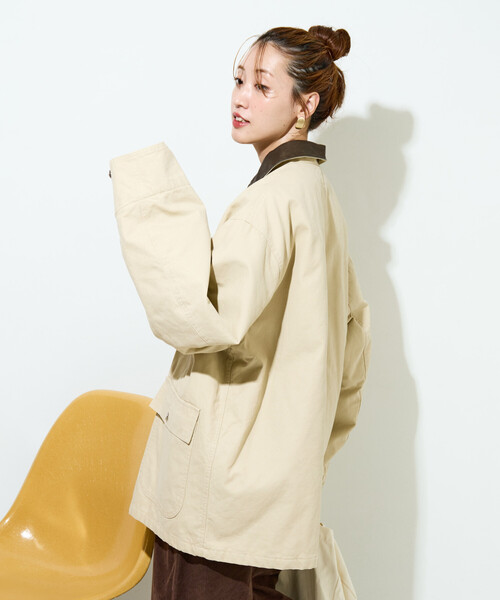 FREAK'S STORE（フリークスストア）の「限定展開　オーバーシルエット カバーオール（カバーオール・レディース・ブラック/チャコールグレー/ナチュラル/ベージュ・ﾌﾘ-）」の22枚目の写真