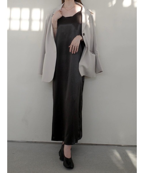 amel（エイメル）の「ダブルストラップキャミドレス / ブラック（ワンピース・レディース・ブラック・FREE）」の18枚目の写真