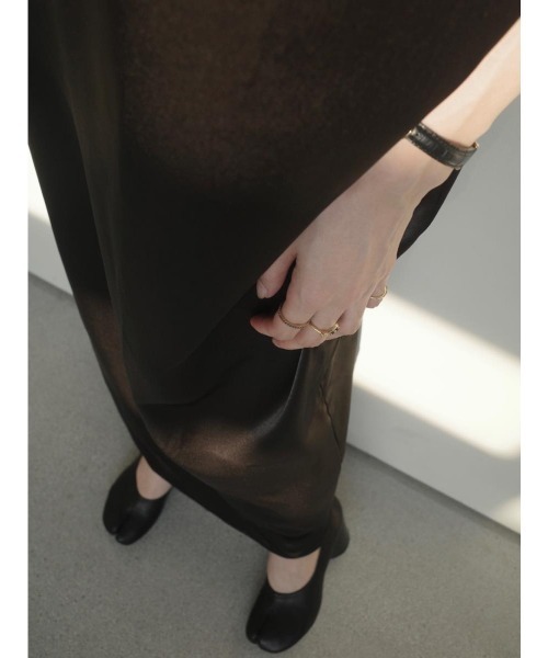 amel（エイメル）の「ダブルストラップキャミドレス / ブラック（ワンピース・レディース・ブラック・FREE）」の5枚目の写真