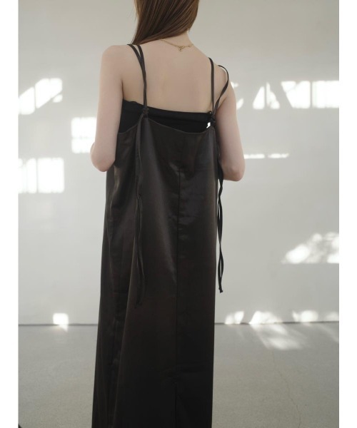 amel（エイメル）の「ダブルストラップキャミドレス / ブラック（ワンピース・レディース・ブラック・FREE）」の15枚目の写真