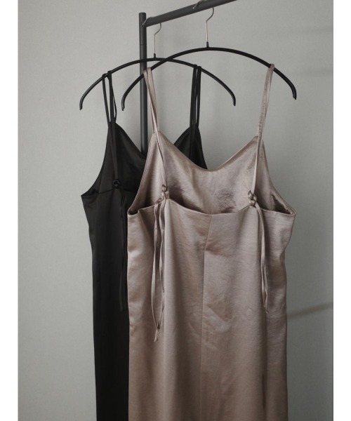 amel（エイメル）の「ダブルストラップキャミドレス / ブラック（ワンピース・レディース・ブラック・FREE）」の10枚目の写真