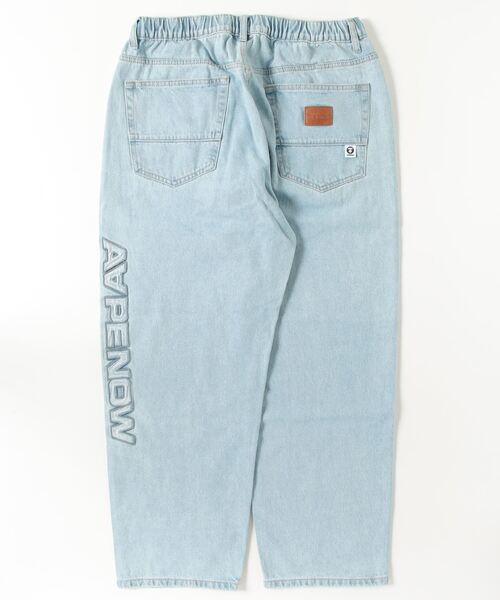 AAPE BY A BATHING APE（エーエイプバイアベイシングエイプ）の「AAPE NOW DENIM PANTS（デニムパンツ・メンズ・ライトブルー・MEDIUM/LARGE/SMALL/X-LARGE）」の6枚目の写真