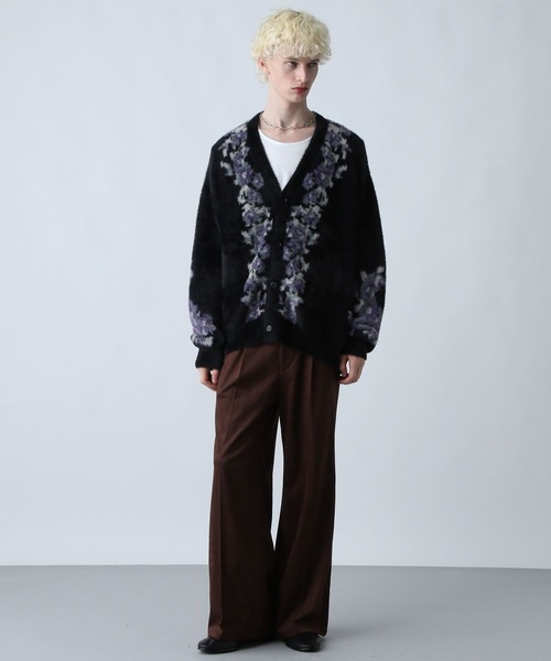 シャギーニットガラカーディガン(HARE)（カーディガン/ボレロ）｜HARE