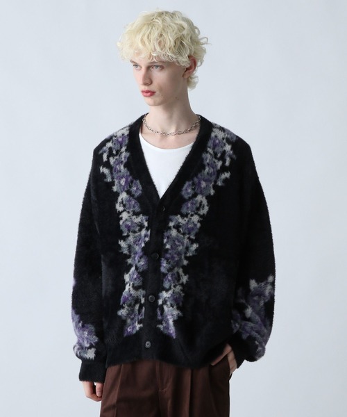 HAREカーディガン BIGダメージZIPカーディガン(HARE)（カーディガン/ボレロ）｜HARE